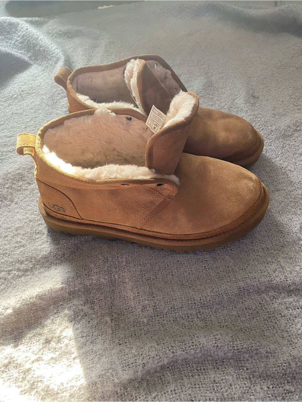 UGG Chestnut Shearling Ankle Booties